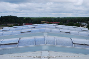 skylight across the roof ridge Tarnowskie Góry